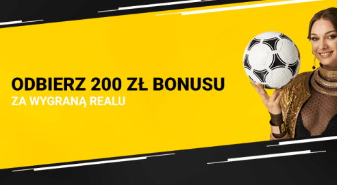 Obrazek newsa : Fortuna bonus: 200 zł za wygraną Realu