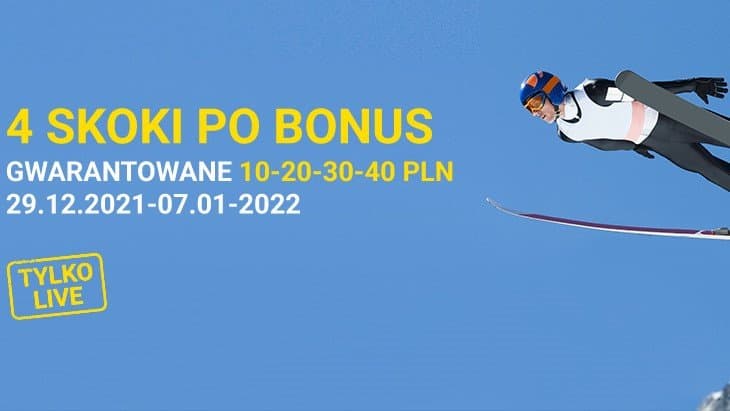 Obrazek newsa : Fortuna Bonus. Turniej Czterech Skoczni: 4 Skoki Po Bonus