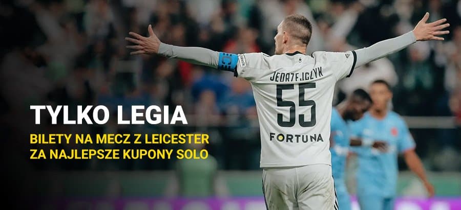 Obrazek newsa : Fortuna daje bilety na mecz Legii! Jakie są warunki promocji?