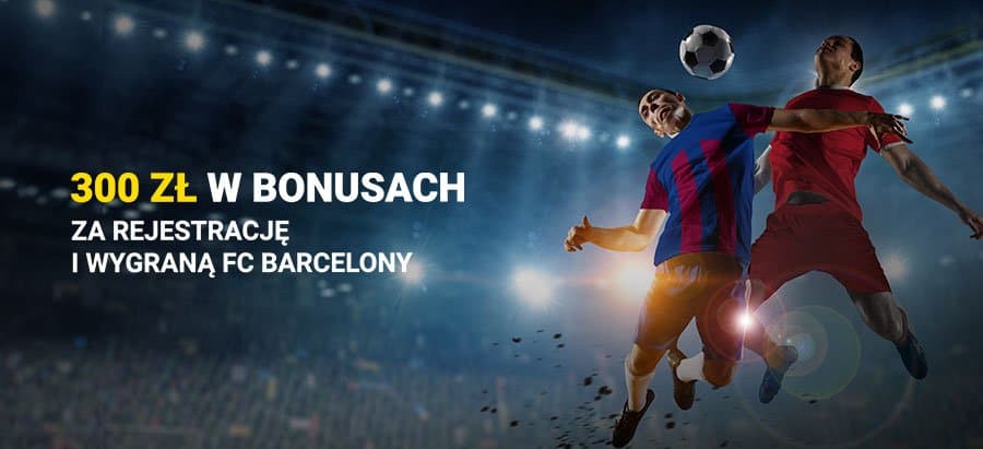 Obrazek newsa : Fortuna bonus: 300 PLN za rejestrację i wygraną Barcelony z Antwerp