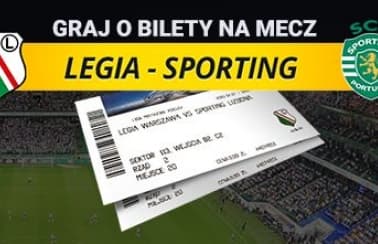 Obrazek newsa : Wygraj bilety na mecz Legia - Sporting!
