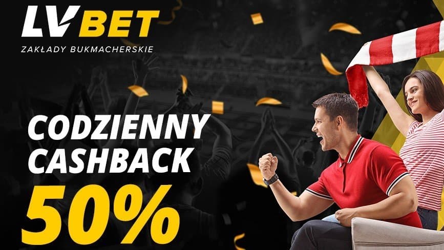 Obrazek newsa : LV BET Bonus. Codzienny Cashback 50%