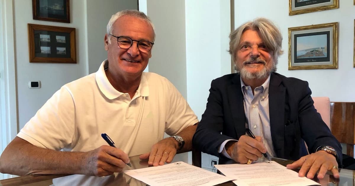 Obrazek newsa : Bereszyński i Linetty mają nowego trenera. Claudio Ranieri szkoleniowcem Sampdorii