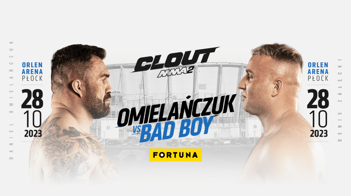 Obrazek newsa : CLOUT MMA 2 typy, kursy, zakłady (Omielańczuk - Bad Boy)