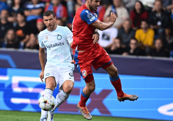 Obrazek newsa : LM: Inter spokojnie wygrywa w Pilźnie. Dobry mecz Dzeko