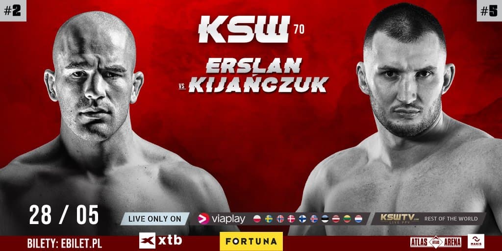 Obrazek newsa : KSW 70: Polsko-chorwackie starcie w karcie. Erslan vs Kijańczuk