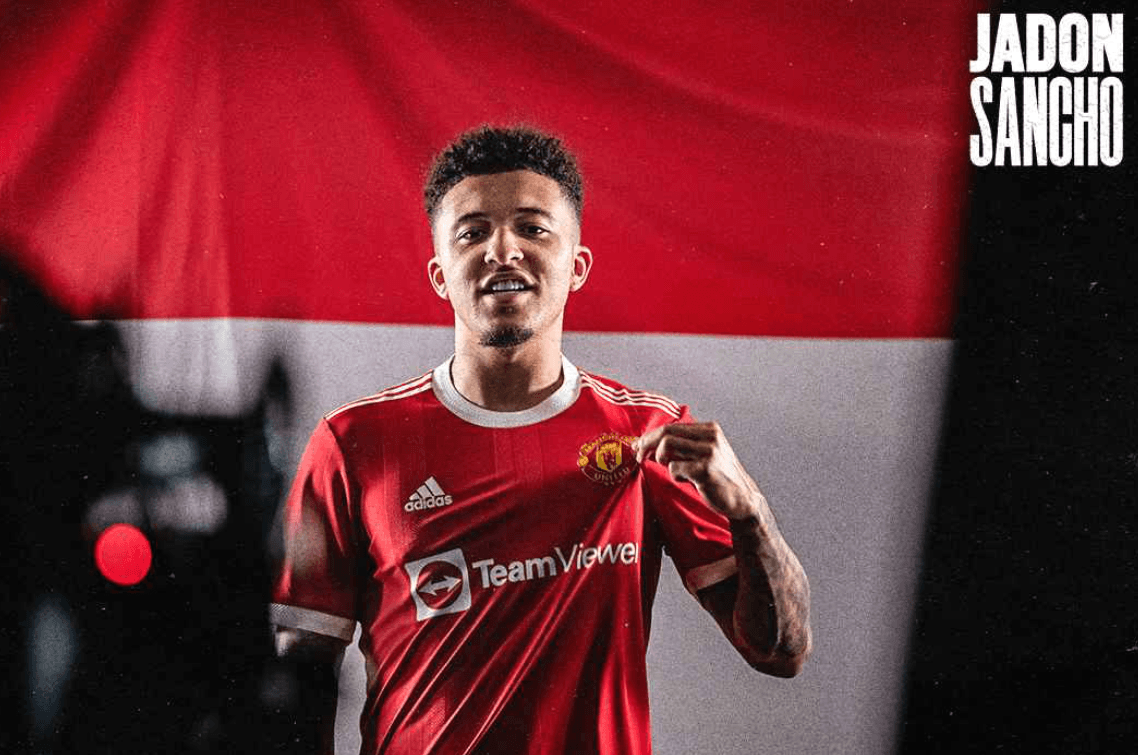 Obrazek newsa : Konflikt w Manchesterze United zostanie zaskończony? Namawiają do tego Sancho