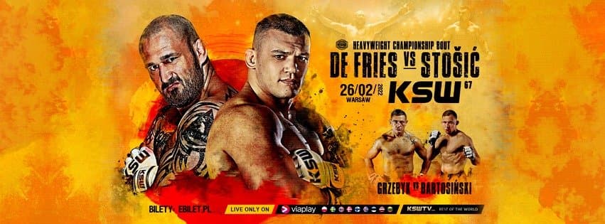 Obrazek newsa : KSW 67: Dominacja de Friesa trwa (Wyniki walk) 