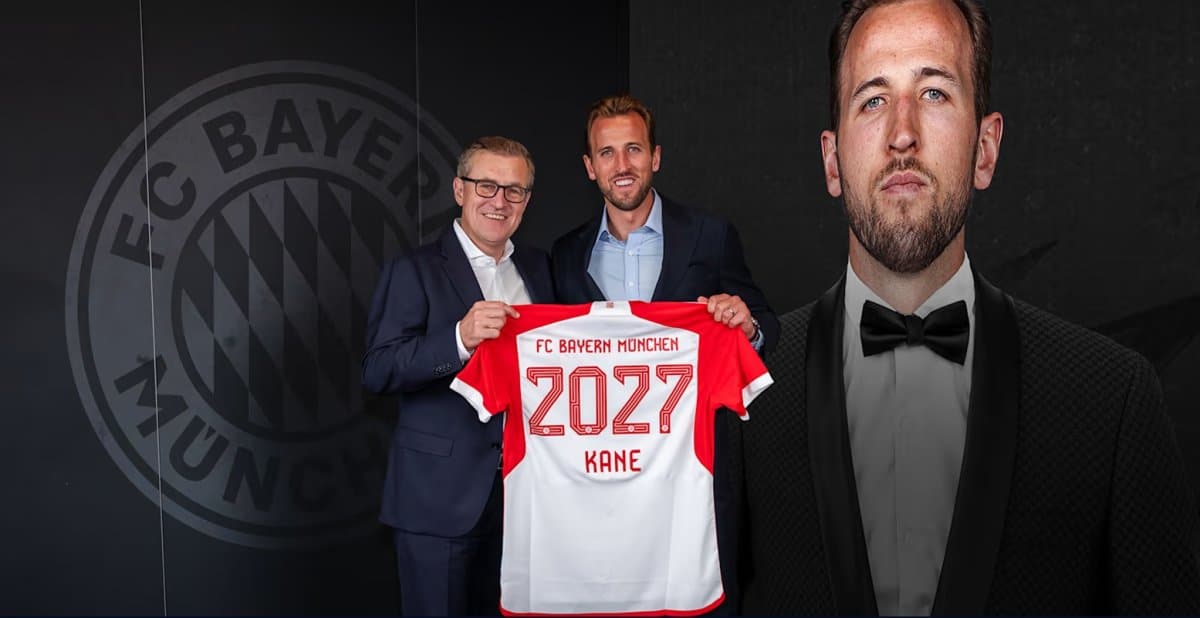 Obrazek newsa : Oficjalnie: Harry Kane piłkarzem Bayernu Monachium!