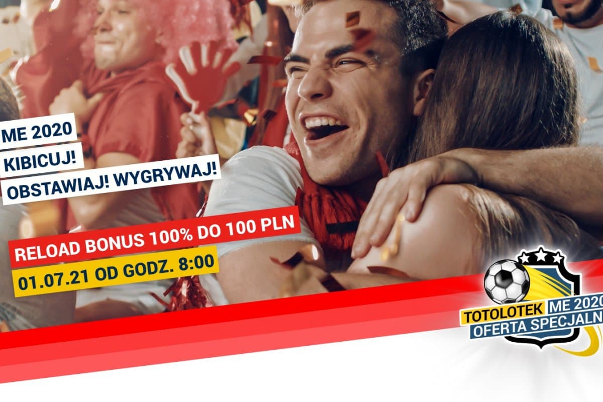 Obrazek newsa : Reload od Totolotka na mecze ćwierćfinałowe EURO 2020! Co należy zrobić?