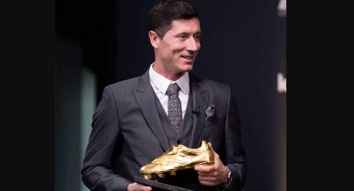Obrazek newsa : Lewandowski odebrał Złotego Buta!