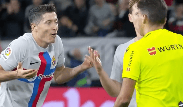 Obrazek newsa : La Liga: Czerwona kartka Lewandowskiego! (Wideo)