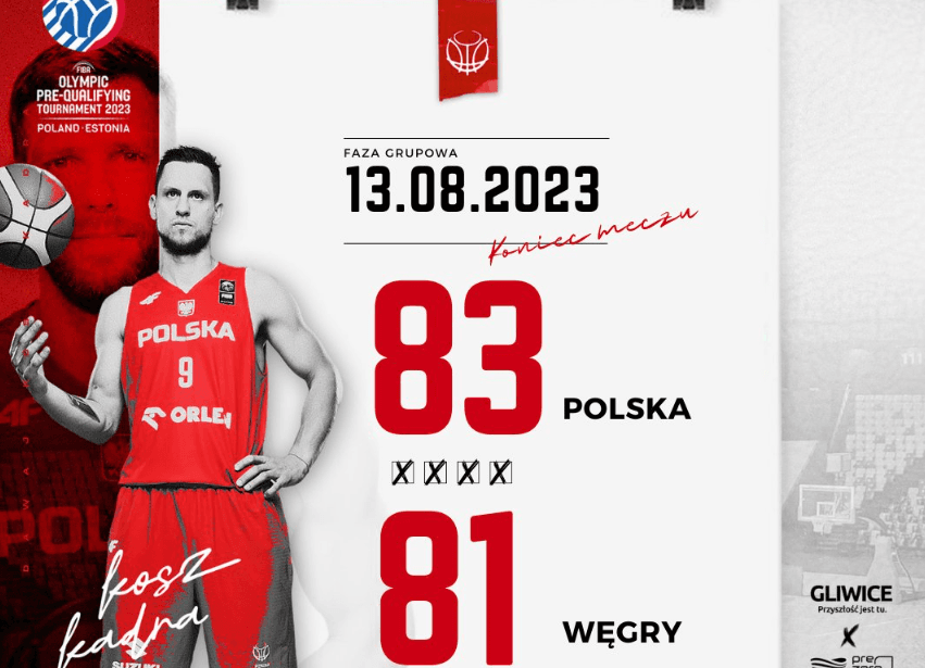 Obrazek newsa : Koszykówka: Polska udanie rozpoczyna preeliminacje do IO!