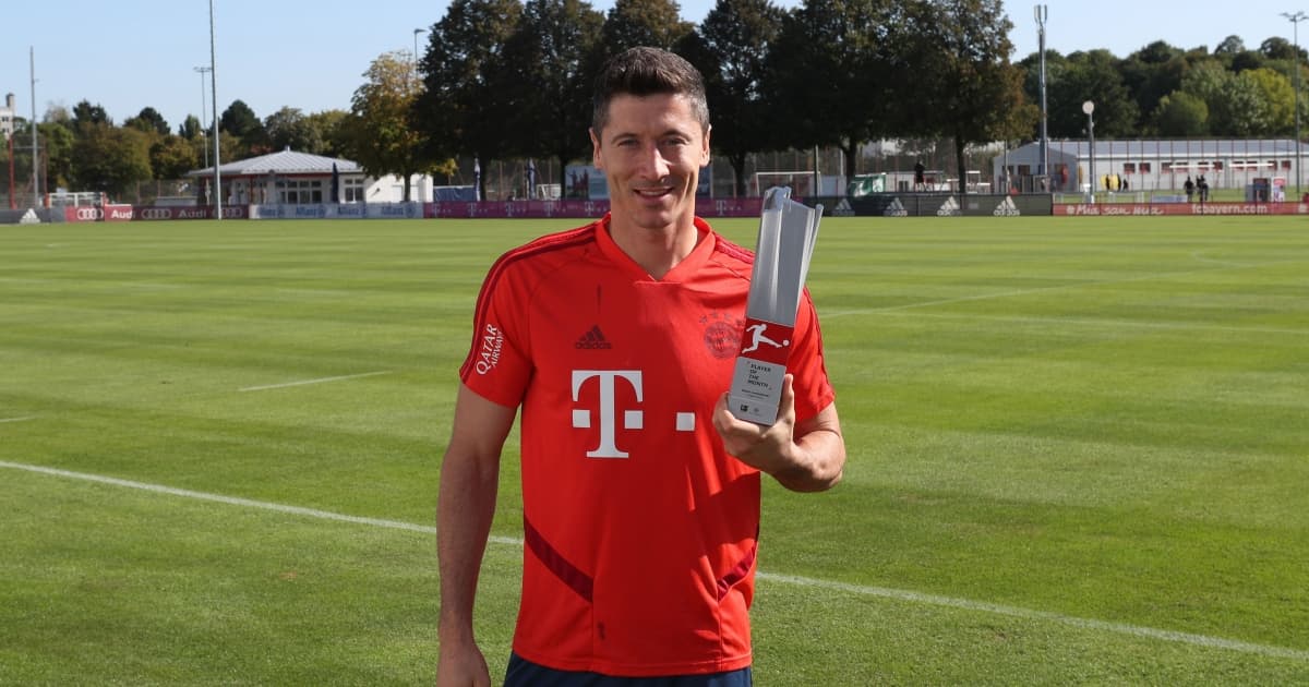 Obrazek newsa : Robert Lewandowski piłkarzem miesiąca w Bundeslidze (wideo)