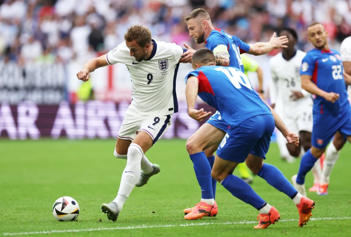Obrazek newsa : Anglia 2-1 Słowacja skrót meczu, bramki (30.06.2024)