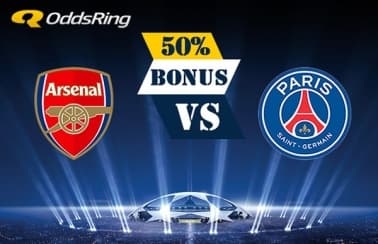 Obrazek newsa : Zdobądź 50 zł na Arsenal - PSG!