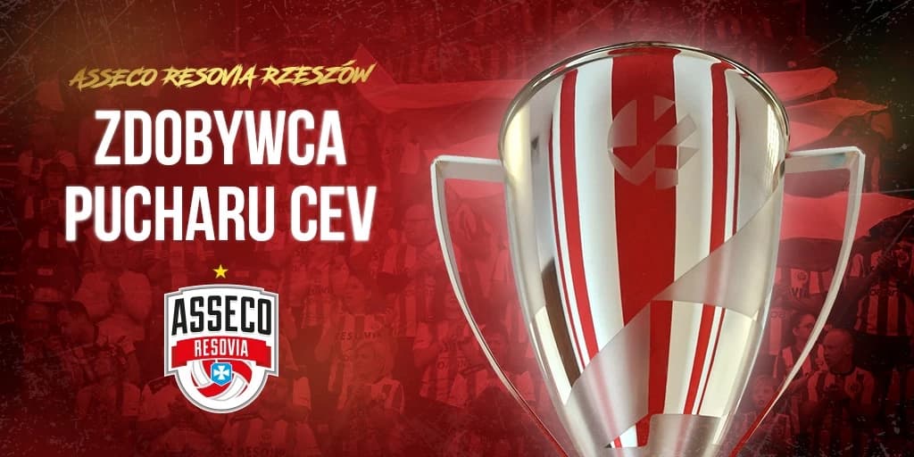 Obrazek newsa : Asseco Resovia wygrywa Puchar CEV! Zdominowali przeciwnika!