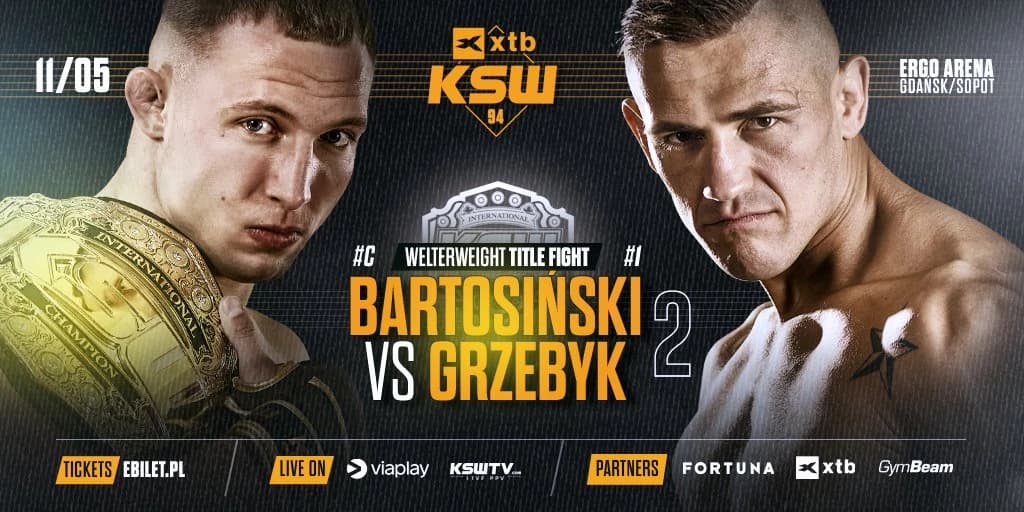 Obrazek newsa : XTB KSW 94: W walce wieczoru dojdzie do wielkiego rewanżu!