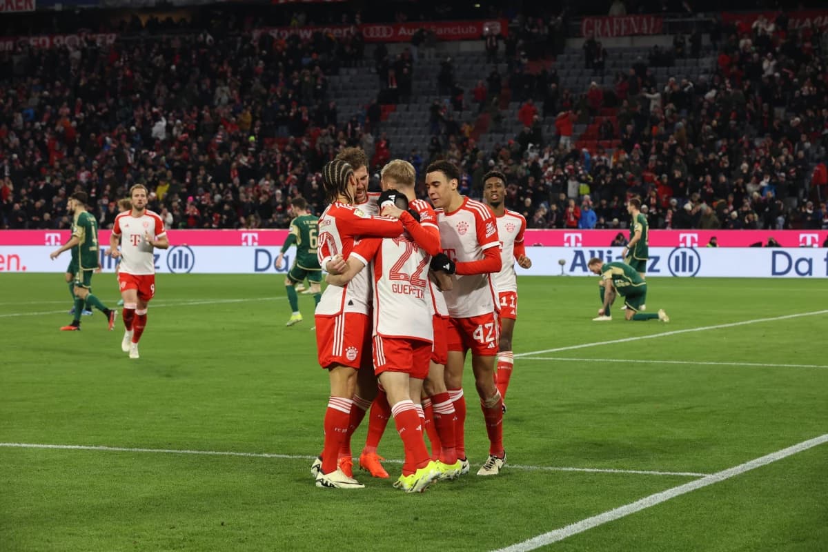 Obrazek newsa : Bundesliga: Bayern skromnie wygrywa z Unionem. Bjelica nie wytrzymał prowokacji (WIDEO)