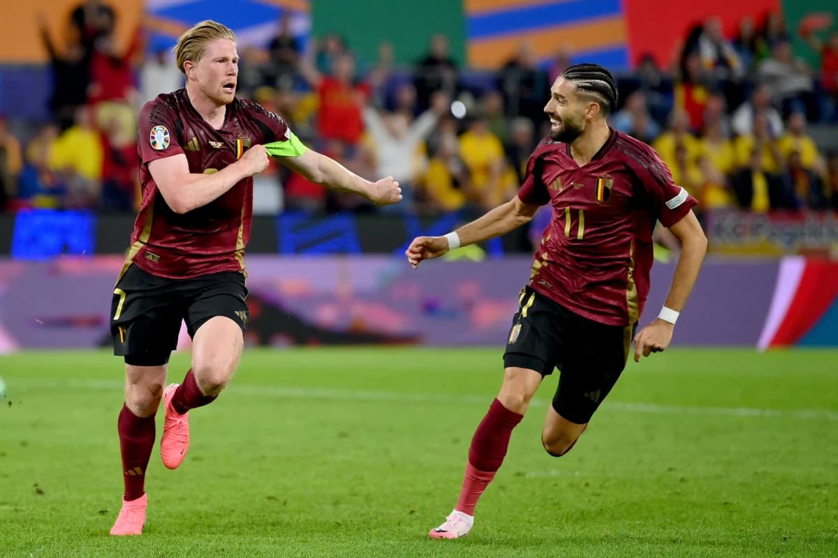 Obrazek newsa : Belgia 2-0 Rumunia skrót meczu, bramki (22.06.2024)