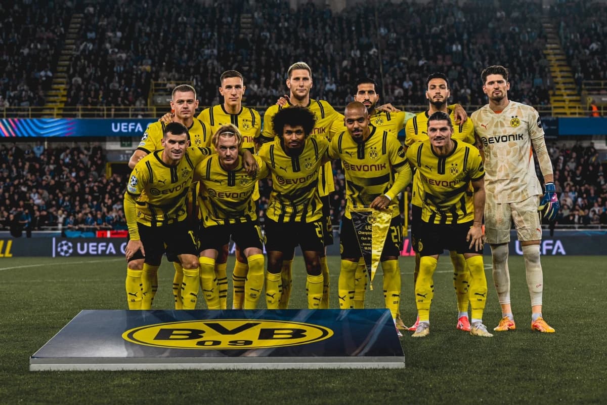 Obrazek newsa : LM: Trzy gole i trzy punkty, Borussia wygrywa z Club Brugge [WIDEO]