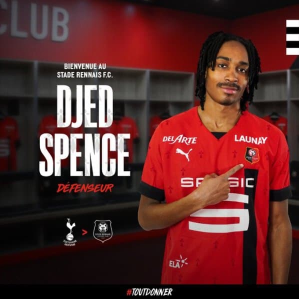 Obrazek newsa : Oficjalnie: Djed Spence przenosi się do Stade Rennais 