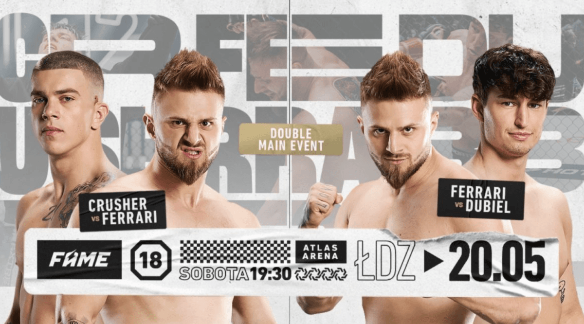 Obrazek newsa : Fame MMA 18 typy, zakłady i kursy | Amadeusz Ferrari Roślik – Błoński i Dubiel
