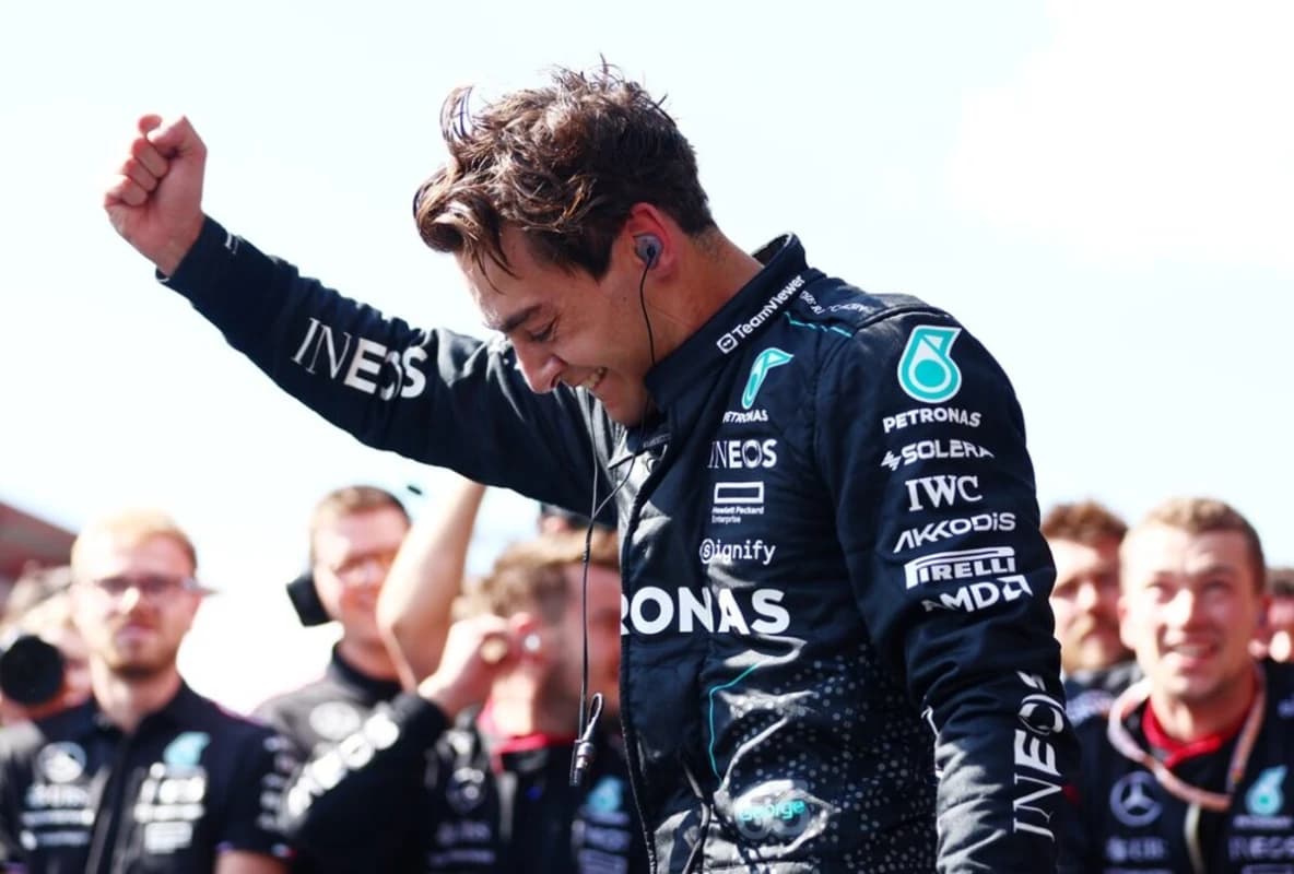 Obrazek newsa : F1: George Russell dowozi zwycięstwo w ostatnim wyścigu przed przerwą wakacyjną