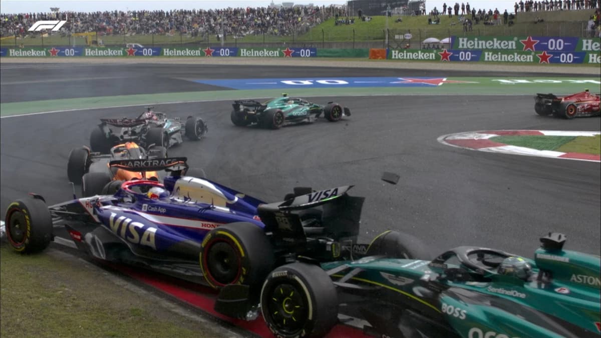 Obrazek newsa : Daniel Ricciardo nie gryzł się w język po kolizji ze Strollem. Padły wulgaryzmy