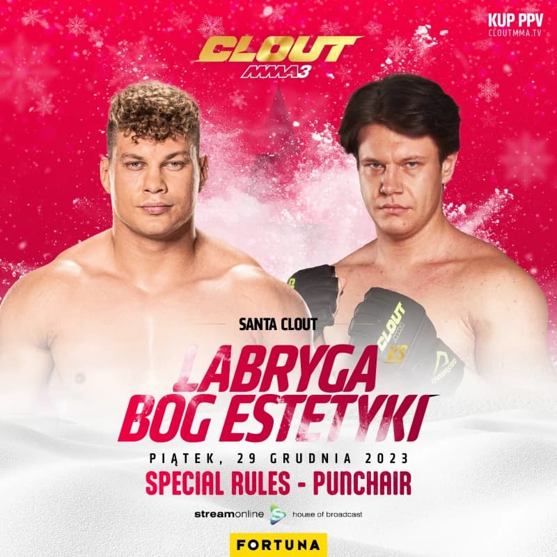 Obrazek newsa : Clout MMA 3: Znamy zasady potencjalnej walki Denisa Labrygi z Natanem Marconiem