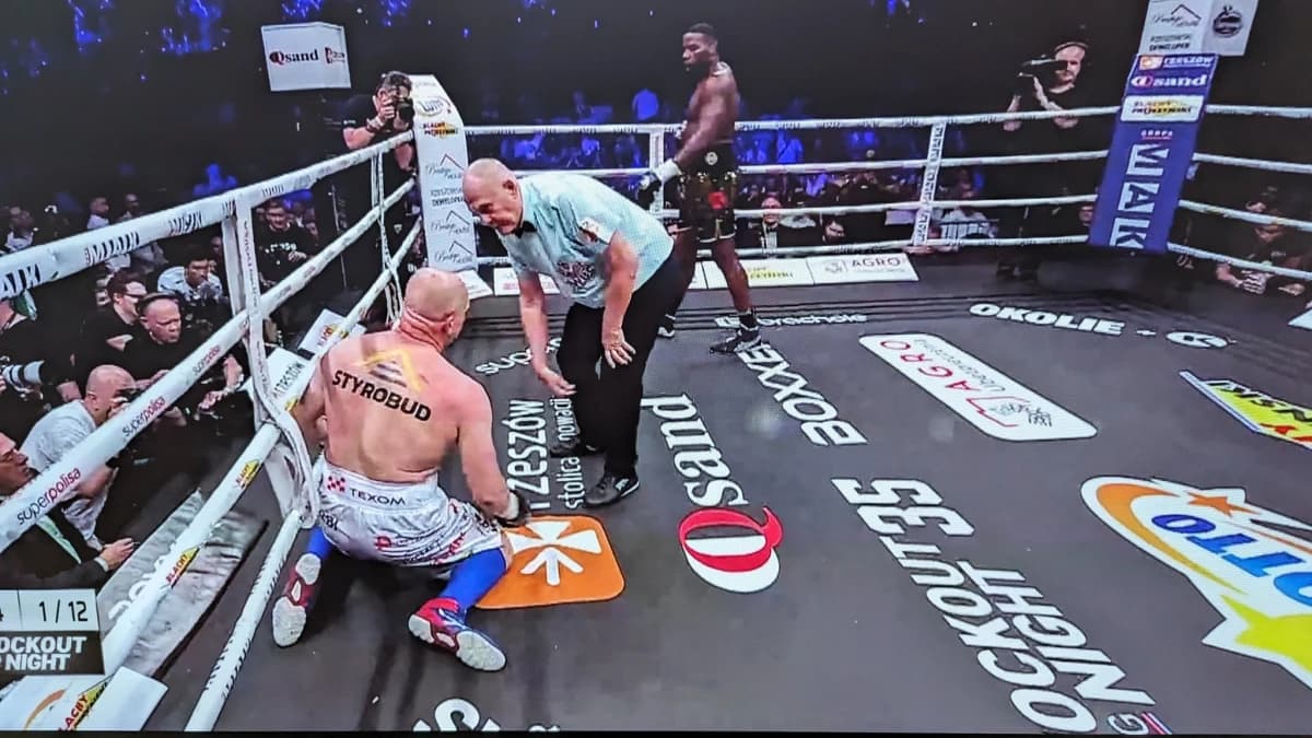 Obrazek newsa : Gala Knockout Boxing Night: Brutalna weryfikacja Łukasza Różańskiego, Polak błyskawicznie przegrywa [WIDEO]
