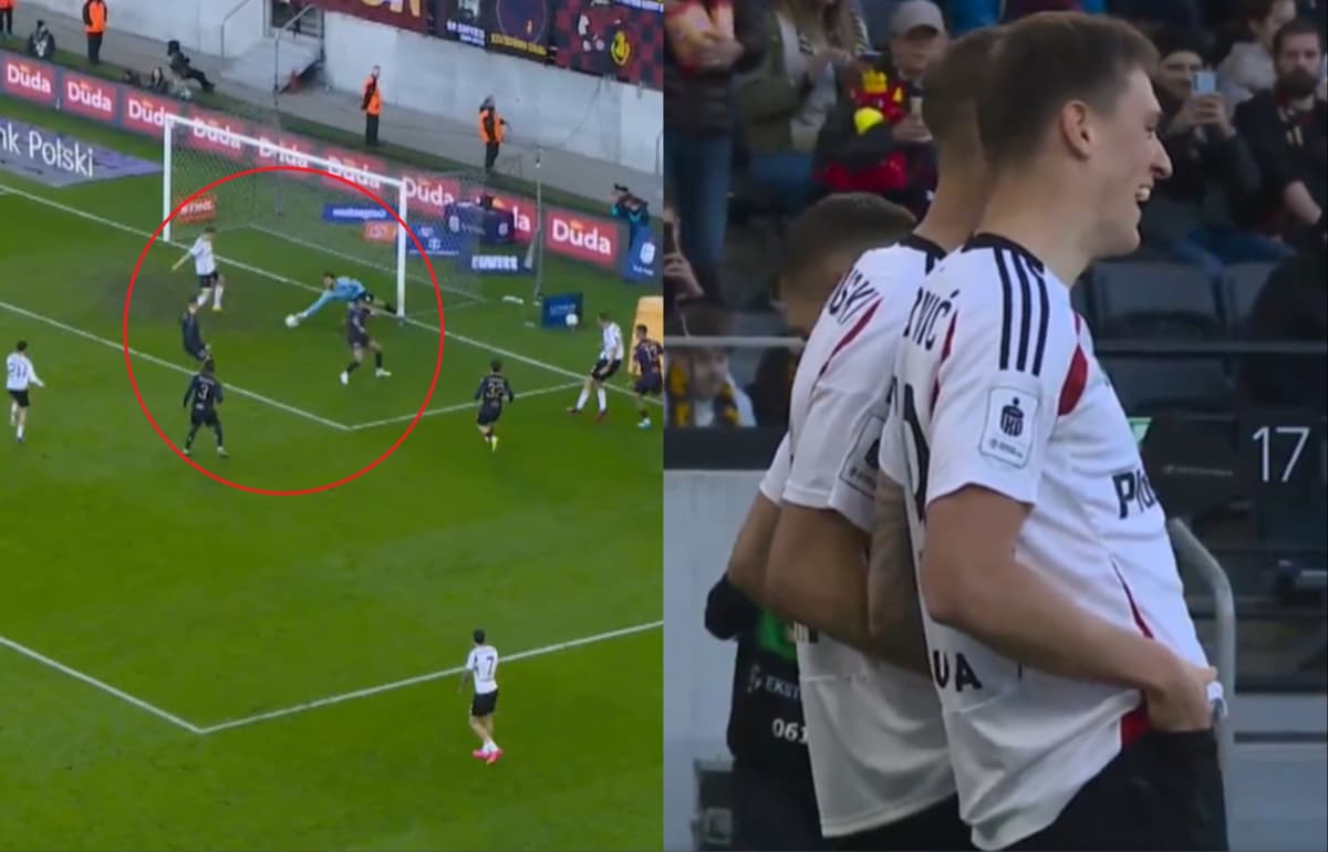 Obrazek newsa : Legia Warszawa oddala się od strefy spadkowej. Rajović bohaterem [WIDEO]