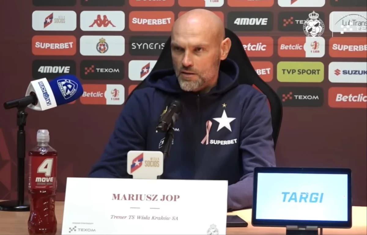Obrazek newsa : Mariusz Jop zabrał głos po zwycięstwie Wisły nad Ruchem Chorzów. "Pokazaliśmy, że jesteśmy gotowi"