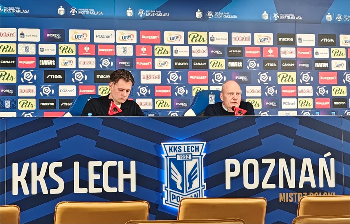 Obrazek newsa : Lech Poznań zaliczył wpadkę. Frederiksen wyjaśnił, czego zabrakło i zdradził, co ze zdrowiem środkowego obrońcy