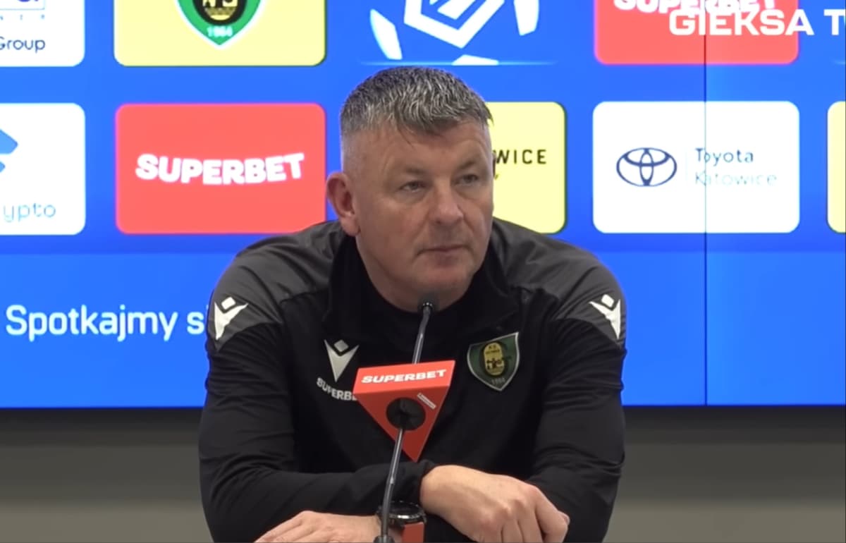 Obrazek newsa : Trener GKS-u Katowice miał pretensje do sędziów. Wymienił trzy sytuacje