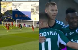 Legia Warszawa wykonała kolejny krok w kierunku utrzymania! Dramat Rajovicia [WIDEO]