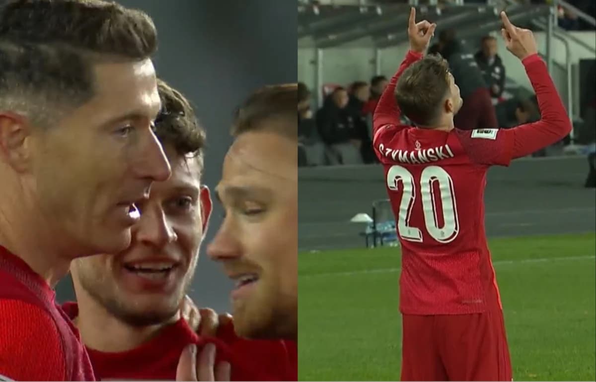 Obrazek newsa : Polska z czwartym zwycięstwem! Gol Szymańskiego i Lewandowskiego [WIDEO]