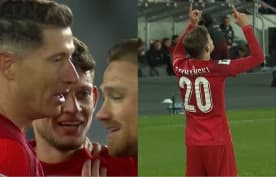 Polska z czwartym zwycięstwem! Gol Szymańskiego i Lewandowskiego [WIDEO]