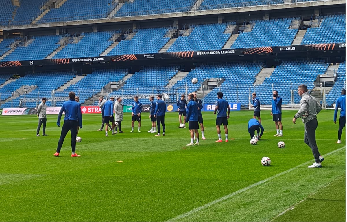 Obrazek newsa : Ostatni trening Lecha Poznań przed meczem z Bayerem Leverkusen. Jedna nieobecność