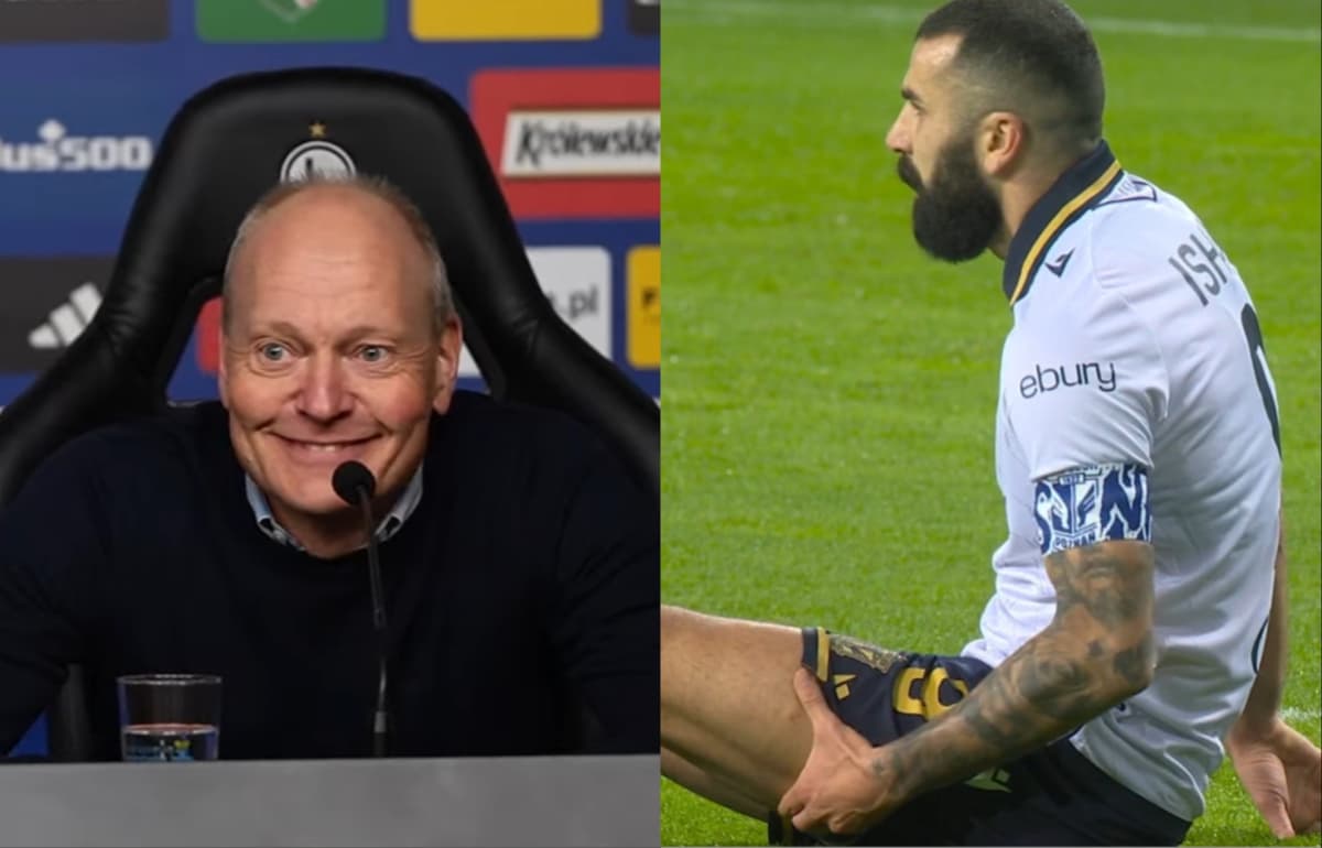 Obrazek newsa : Trener Lecha Poznań zmiażdżył Legię Warszawa. "Czy to był duży mecz?". Odniósł się też do kontuzji kapitana