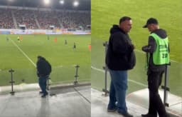 Obrazek news: Sceny w Lubinie. Właściciel Pogoni Szczecin nie wytrzymał i ruszył na sędziego [WIDEO]