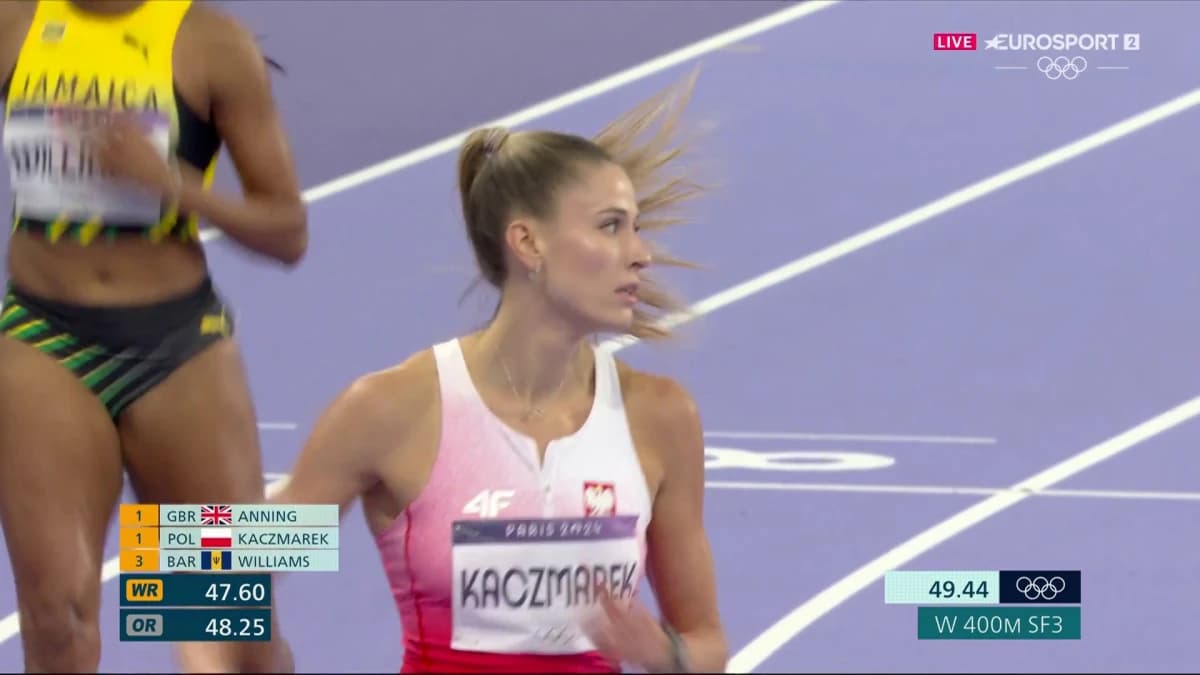 Obrazek newsa : IO Paryż 2024: Natalia Kaczmarek w finale!