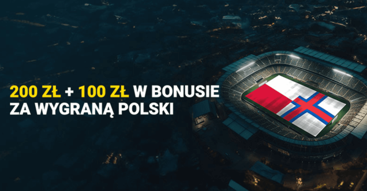 Obrazek newsa : Fortuna bonus: 300 zł za wygraną Polski z Wyspami Owczymi