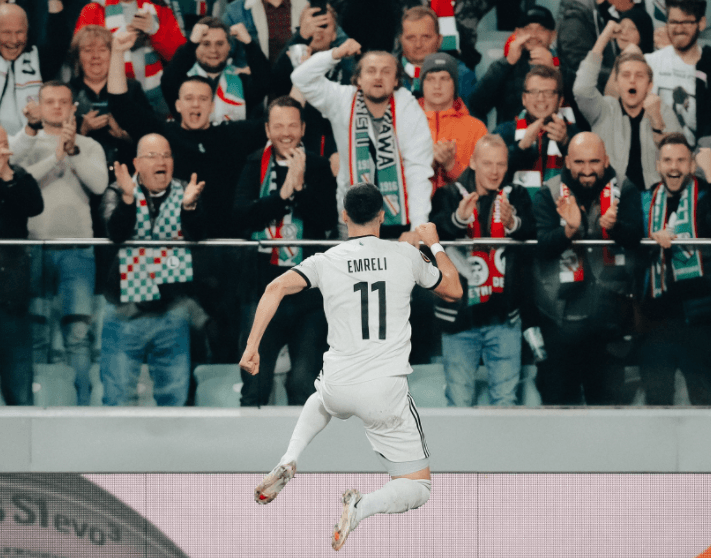 Obrazek newsa : To był piękny wieczór. Legia zaskoczyła pokonując Leicester