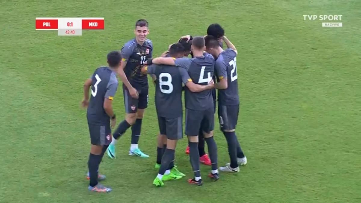 Obrazek newsa : U21: Polska przegrywa z Macedonią Północną w sparingu [WIDEO]
