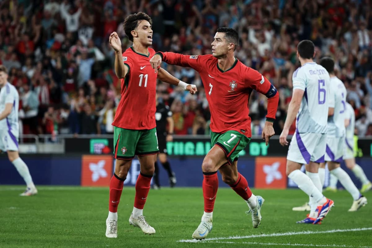 Obrazek newsa : Liga Narodów: Portugalia rzutem na taśmę pokonuje Szkocję [WIDEO]