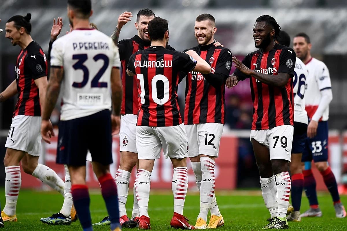 Obrazek newsa : Statystyki pomeczowe Como - AC Milan. Strzały, posiadanie i inne dane (15.01.2026)