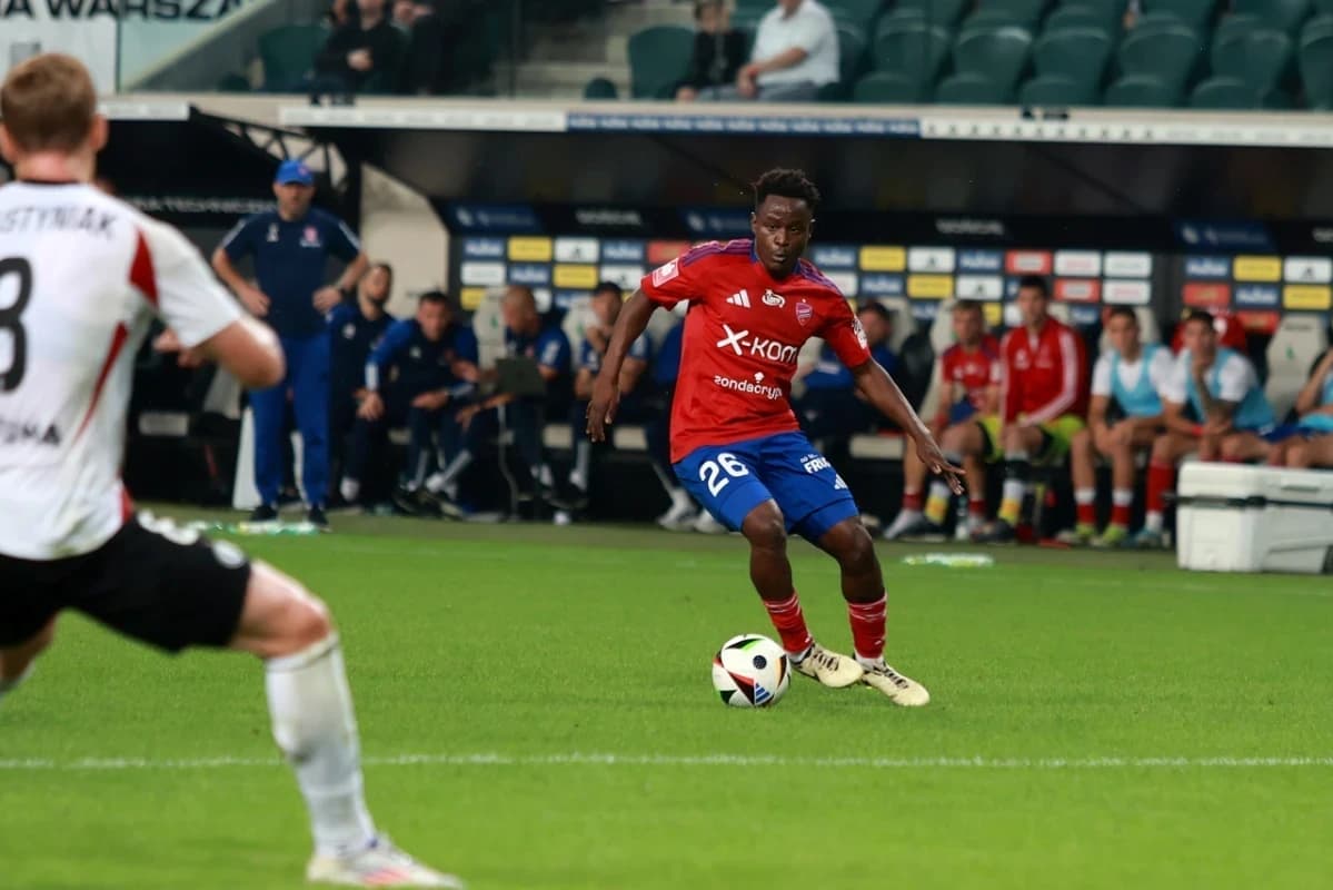 ObrazekRaków Częstochowa - Maccabi Haifa FC skrót meczu (07.08.2025) Bramki i najlepsze okazje
