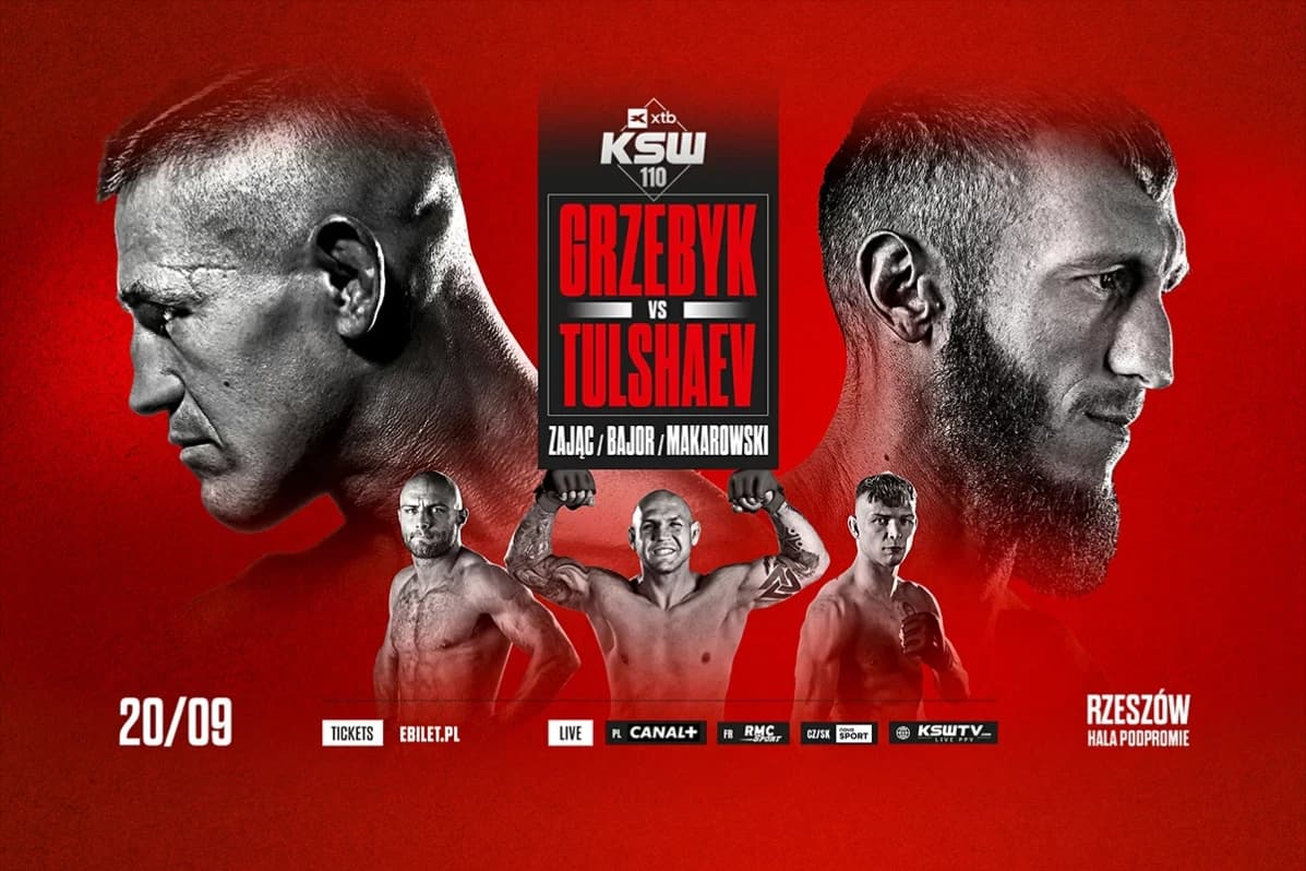 Obrazek newsa : KSW 110 gdzie obejrzeć? Transmisja TV, stream online