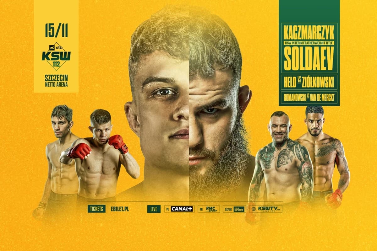Obrazek newsa : Gdzie oglądać KSW 112? Transmisja TV, stream online za darmo